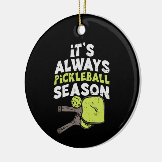 Funny Pickleball Keramik Ornament (Links)
