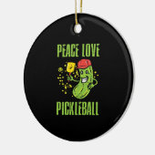 Funny Pickleball Keramik Ornament (Links)