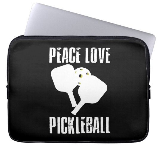 Funny Pickleball Laptopschutzhülle (Vorderseite)