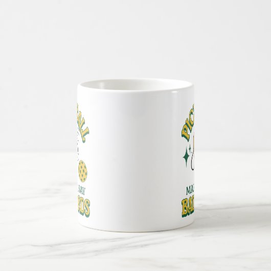 Funny Pickleball lässt mich schlechte Worte zum Pa Kaffeetasse (Mittel)