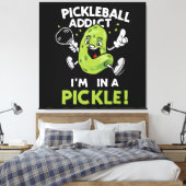 Funny-Pickleball Leinwanddruck (Insitu (Schlafzimmer))