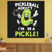 Funny-Pickleball Leinwanddruck (Insitu (Wohnzimmer))