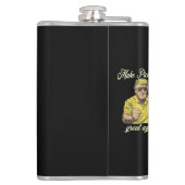 Funny Pickleball Lovers Graphics Pickle Ball Flachmann (Rückseite)
