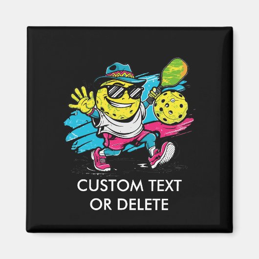 funny pickleball magnet (Vorne)
