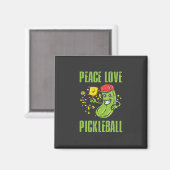 Funny Pickleball Magnet (Vorderseite/Rückseite)