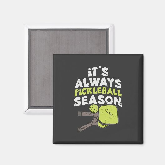 Funny Pickleball Magnet (Vorderseite/Rückseite)