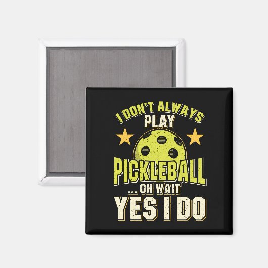 Funny Pickleball Magnet (Vorderseite/Rückseite)