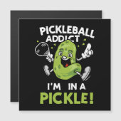 Funny-Pickleball Magnetkarte (Vorne/Hinten)