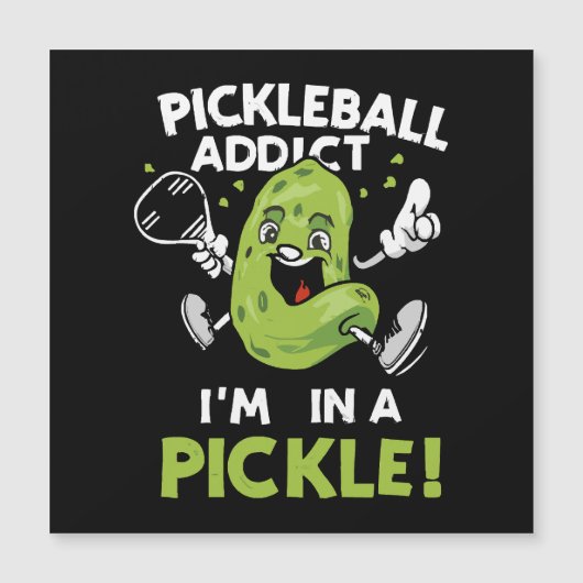 Funny-Pickleball Magnetkarte (Vorderseite)