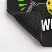 Funny Pickleball Makes Me Say Bad Words Mousepad (Ecke)