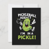 Funny-Pickleball Mitteilungskarte (Vorderseite)