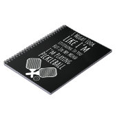 Funny Pickleball Notebook-Spaß für Player Lover Notizblock (Linke Seite)