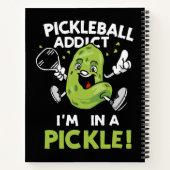 Funny-Pickleball Notizblock (Rückseite)