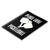 Funny Pickleball Notizblock (Linke Seite)