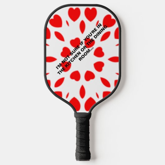 FUNNY PICKLEBALL PADDLE LIEFERWAGEN LINES (Vorderseite)