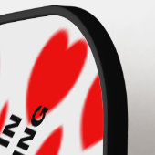 FUNNY PICKLEBALL PADDLE LIEFERWAGEN LINES (Linke Seite)