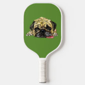 Funny Pickleball Paddle Mops Hund - Benutzerdefini (Vorderseite)