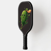 Funny Pickleball Paddle Pickle Held (Links)