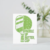 Funny Pickleball Paddle Up Butter Cup (Stehend Vorderseite)