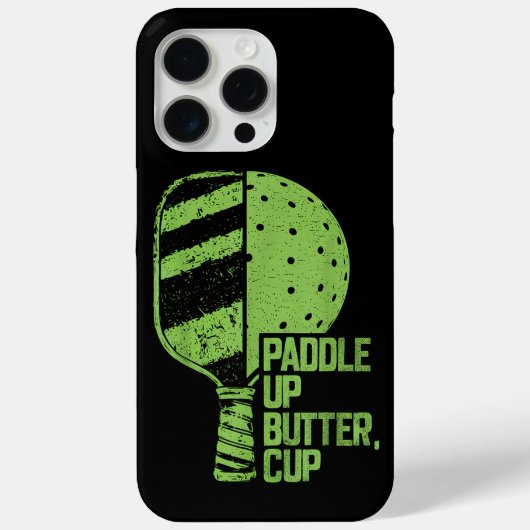 Funny Pickleball Paddle Up Butter Cup Case-Mate iPhone Hülle (Rückseite)