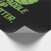 Funny Pickleball Paddle Up Butter Cup Geschenkpapier (Ecke)