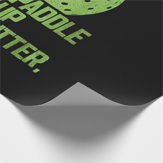 Funny Pickleball Paddle Up Butter Cup Geschenkpapier (Ecke)