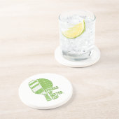 Funny Pickleball Paddle Up Butter Cup Getränkeuntersetzer (Seite)