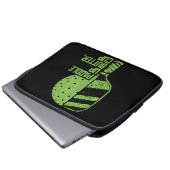 Funny Pickleball Paddle Up Butter Cup Laptopschutzhülle (Vorne Knopf)