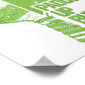 Funny Pickleball Paddle Up Butter Cup Poster (Ecke)