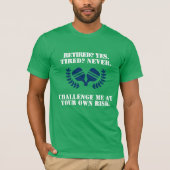 Funny pickleball Paddle Veteran T-Shirt (Vorderseite)