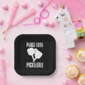 Funny Pickleball Pappteller (Party)