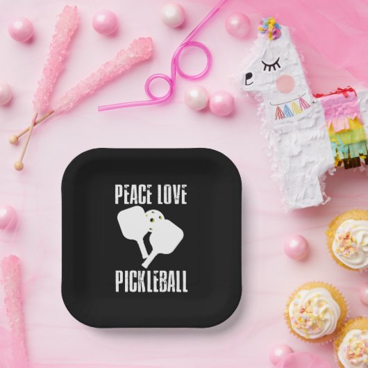 Funny Pickleball Pappteller (Party)