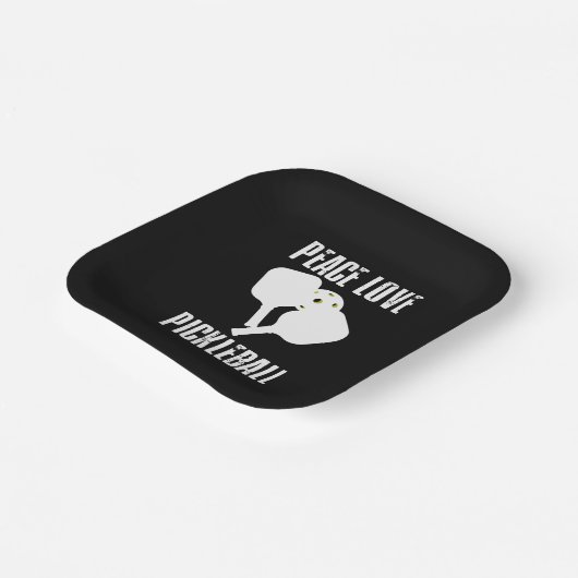 Funny Pickleball Pappteller (Gewinkelt)