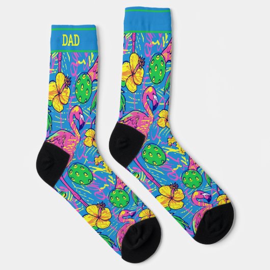 🤪 Funny Pickleball Party Socks Socken (Rechts)