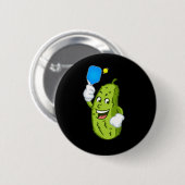Funny Pickleball Pickel Spaß Cucumber Button (Vorne & Hinten)