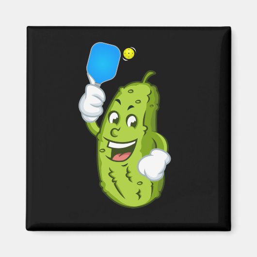 Funny Pickleball Pickel Spaß Cucumber Magnet (Vorne)