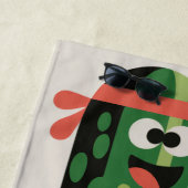 Funny Pickleball Pickle Headband Duo Strandtuch (Beispiel)