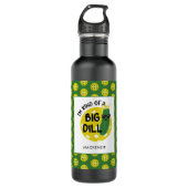 Funny Pickleball Pickle I BIN EINE GROSSE DILL Edelstahlflasche (Vorderseite)