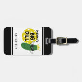 Funny Pickleball Pickle I BIN EINE GROSSE DILL Gepäckanhänger (Vorderseite horizontal)