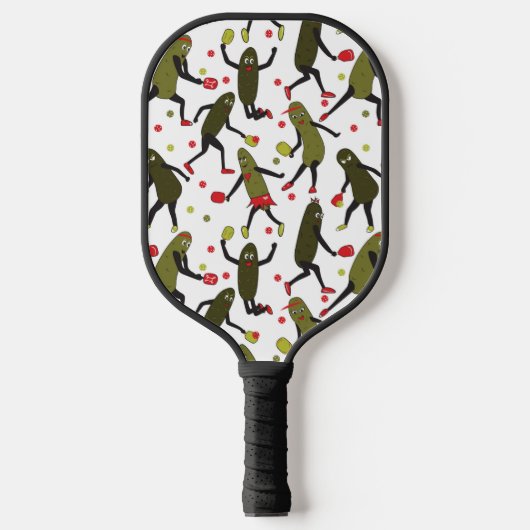 Funny Pickleball Pickle People Green Schläger (Vorderseite)