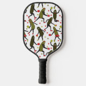 Funny Pickleball Pickle People Green Schläger (Rückseite)