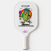 Funny Pickleball - Pickleball Spaß Schläger (Rückseite)