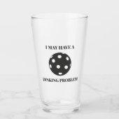 Funny Pickleball Pilsner Style Bierglas Glas (Vorderseite)