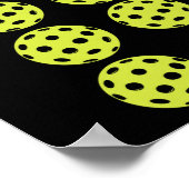 Funny Pickleball Player Men Paddleball Karo My Si Poster (Ecke)