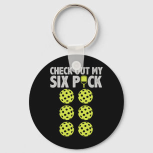 Funny Pickleball Player Men Paddleball Karo My Si Schlüsselanhänger
