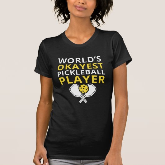 Funny Pickleball Player Paddle T-Shirt (Vorderseite)