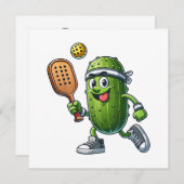 Funny Pickleball Player Paddleball Lover Einladung (Vorne/Hinten)