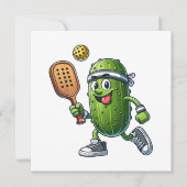 Funny Pickleball Player Paddleball Lover Einladung (Vorderseite)