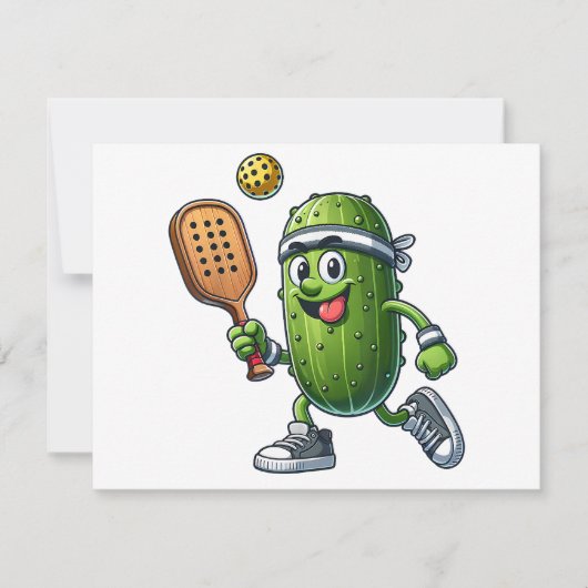 Funny Pickleball Player Paddleball Lover Feiertagskarte (Vorderseite)