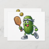 Funny Pickleball Player Paddleball Lover Feiertagskarte (Vorne/Hinten)